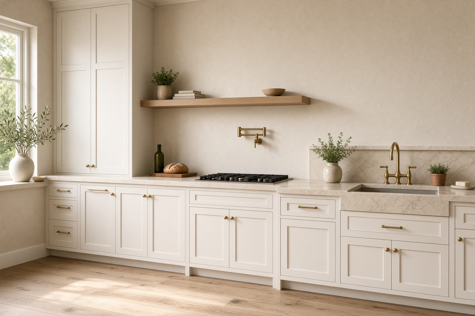ChampionsGate kitchen with a lower cabinet run beside the sink.