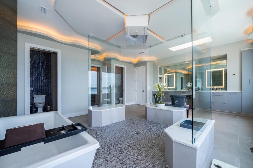 Roll-in shower in Windermere