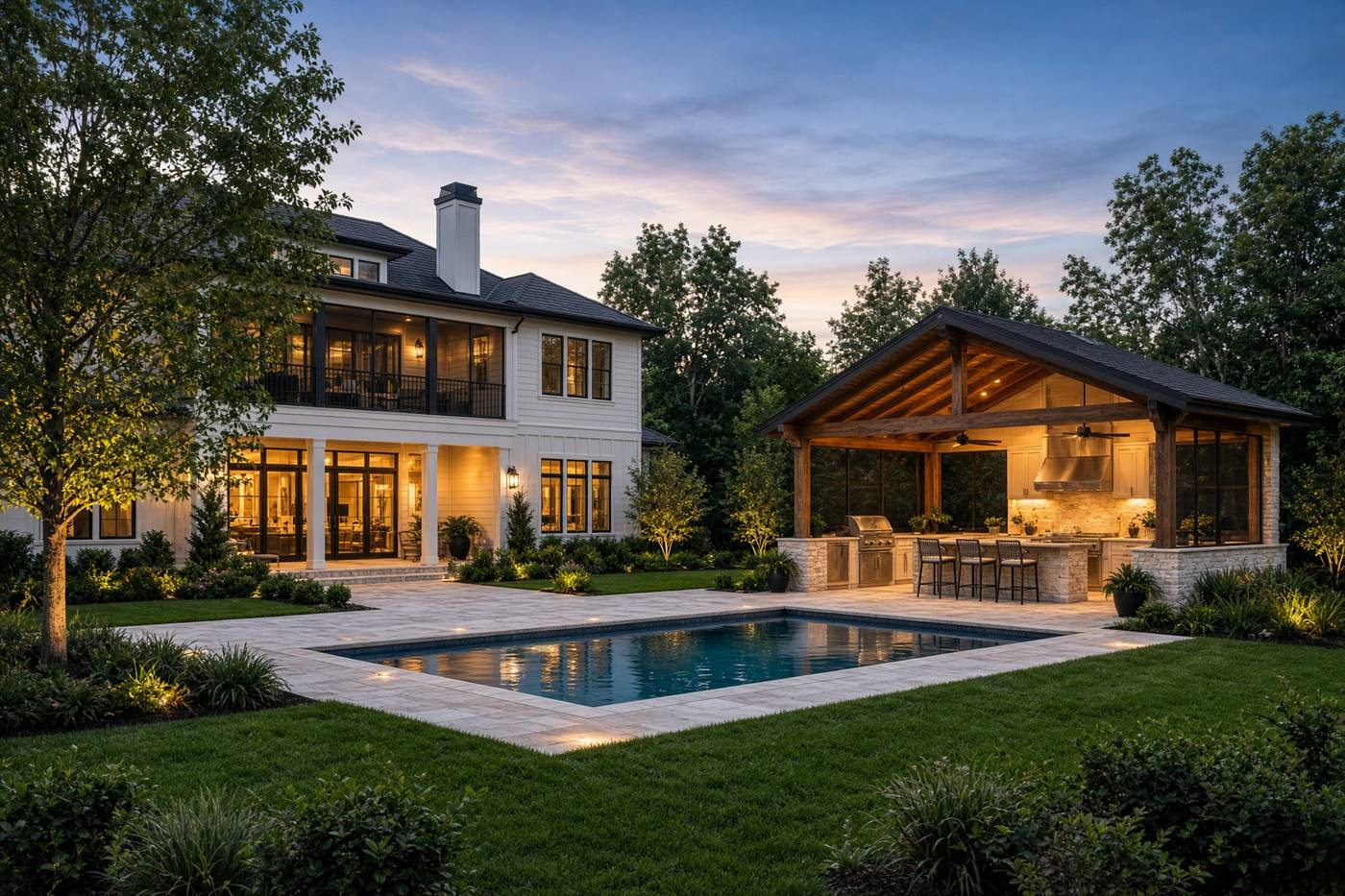Outdoor kitchen in Lake Mary