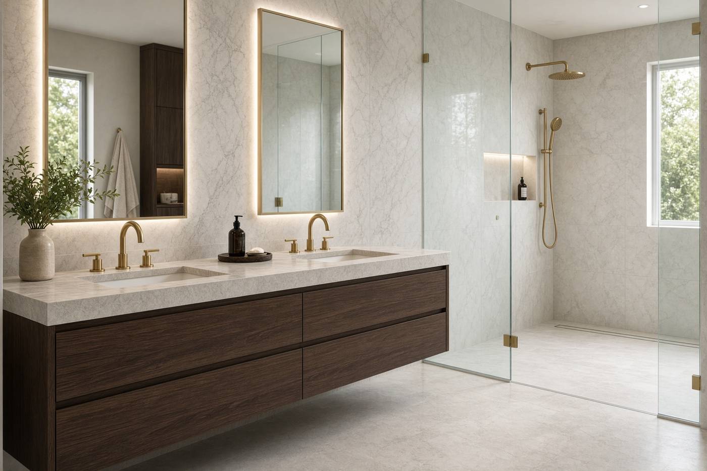 Roll-in shower in Orlando